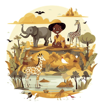 Illustration zur Aktion Impfen für Afrika 2025